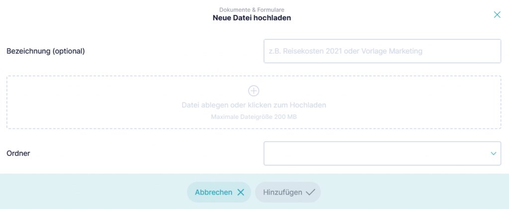 Wie verwalte ich allgemeine Dokumente und Formulare? Screenshot 2025 08 05 115913