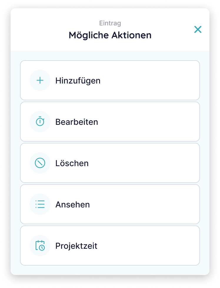 Wie erfasse ich Projektzeiten in be+? image 2